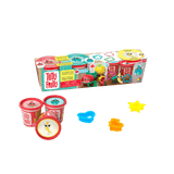 Pâte à Modeler (3) avec moules - Scintillant - La Ribouldingue