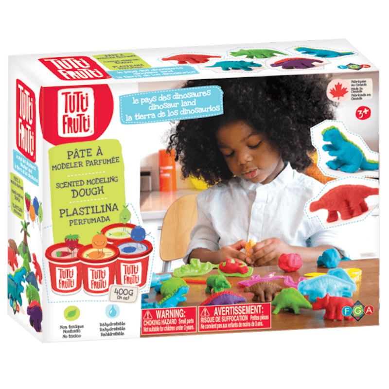 Pâte à Modeler avec Moules - Pays des Dinosaures - La Ribouldingue