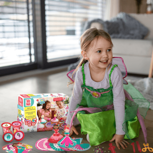 Pâte à modeler - Princesses scintillantes - La Ribouldingue