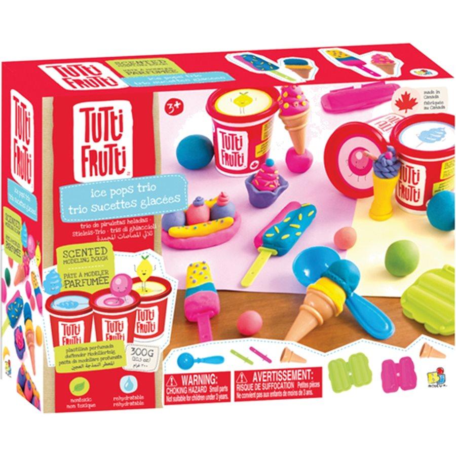 Pâte à Modeler - Trio de sucettes glacées - La Ribouldingue