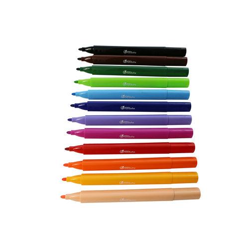 Pochette de 12 Feutres - La Ribouldingue