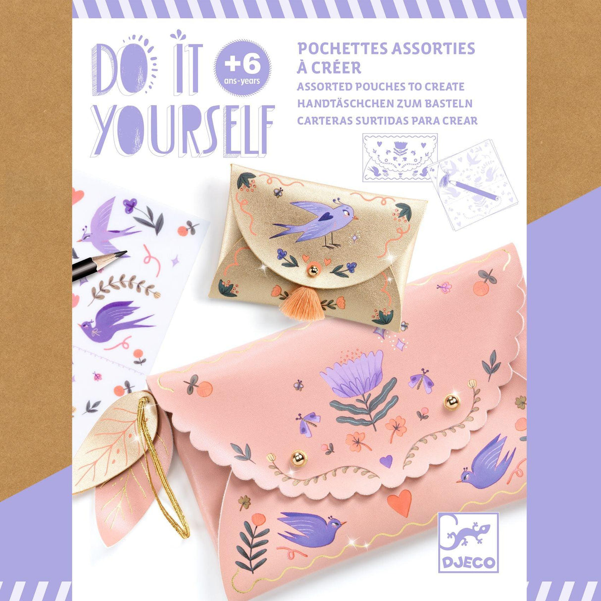 Pochettes à créer - Sweet Fashionista - DIY - La Ribouldingue