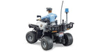 Police-Quad with policeman and accessoires - La Ribouldingue