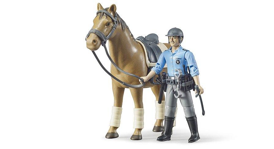 Policier à cheval bworld - La Ribouldingue