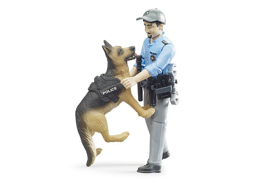 Policier Bworld avec chien - La Ribouldingue