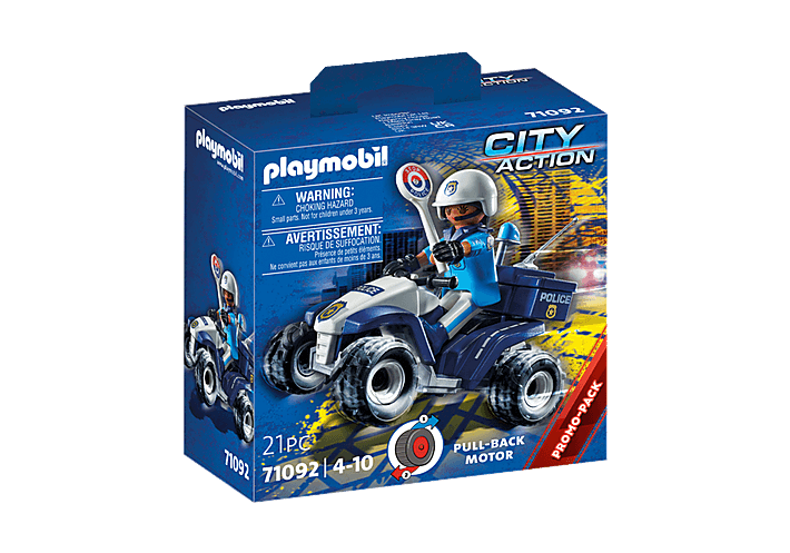 Policier et Quad - La Ribouldingue