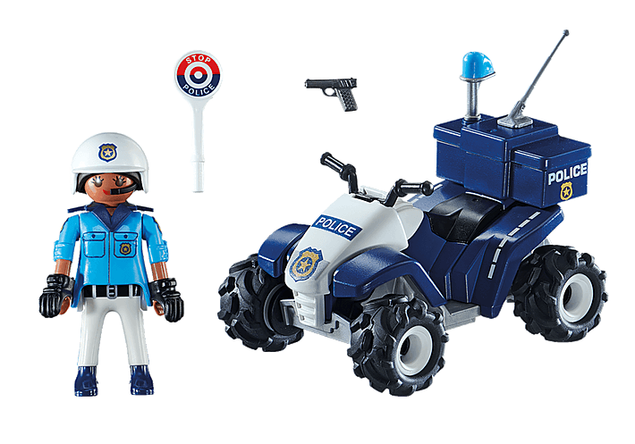 Policier et Quad - La Ribouldingue