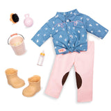 Poupée OG - Yanira avec poulain - La Ribouldingue