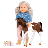 Poupée OG - Yanira avec poulain - La Ribouldingue