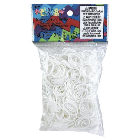 Rainbow Loom - Élastiques Blanc - La Ribouldingue