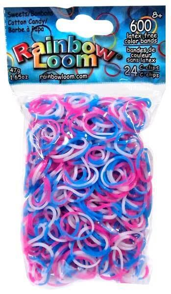 Rainbow Loom - Élastiques Cotton Candy - La Ribouldingue