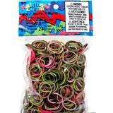Rainbow Loom - Élastiques Rose camouflage - La Ribouldingue