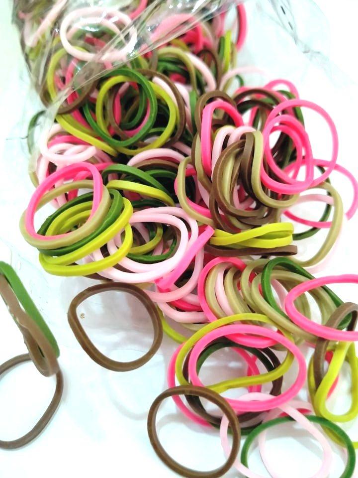 Rainbow Loom - Élastiques Rose camouflage - La Ribouldingue