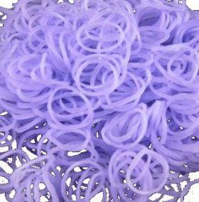 Rainbow Loom - Élastiques Violet jelly - La Ribouldingue