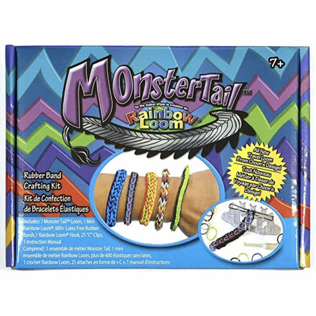 Rainbow Loom - Ensemble de voyage Monster Tails - La Ribouldingue
