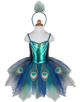 Robe de paon avec coiffe - La Ribouldingue