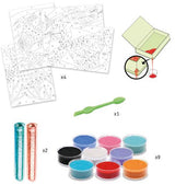 Sables colorés - Arcs-en-ciel de poissons - La Ribouldingue