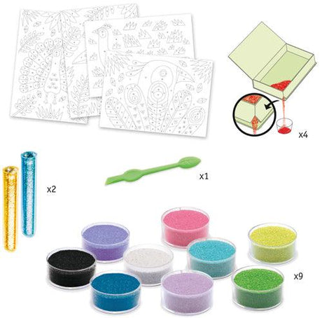 Sables Colorés - Éblouissants oiseaux - La Ribouldingue