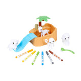 Scribble Scrubbie - Animaux safari à colorier et bain - La Ribouldingue