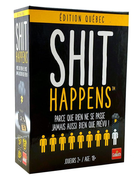 Games Adults Play $#!% Happens - Rank Unfortunate Situations sur le jeu de cartes pour adultes The Misery Index