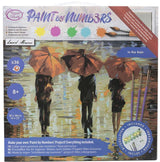 Sous la pluie - Peinture à numéros - La Ribouldingue