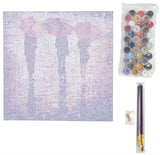Sous la pluie - Peinture à numéros - La Ribouldingue