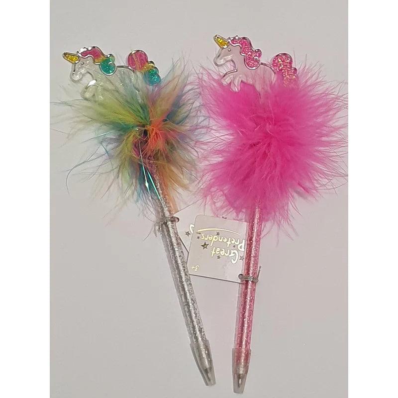 Stylo Licorne et plumes - La Ribouldingue