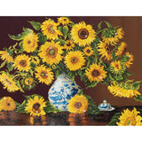 Sunflowers in a China Vase - Avancé - La Ribouldingue
