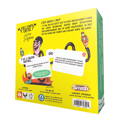 T'as l'chois entre - Edition Jo Roberge (Fr) - La Ribouldingue