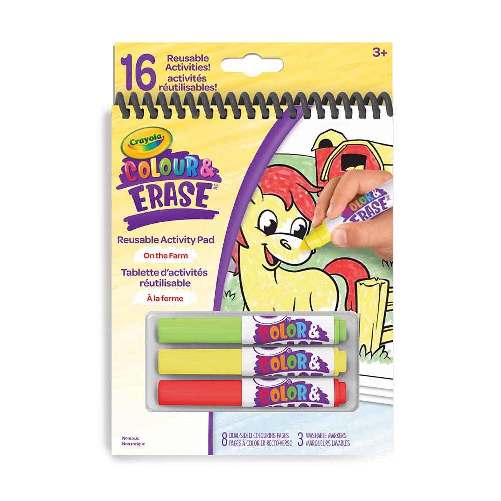 Tablette d'activités réutilisable - Amis de la ferme - La Ribouldingue