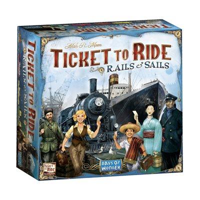 Ticket to Ride - Rails & Sails (Ang) - La Ribouldingue