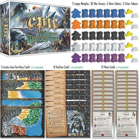 Tiny Epic - Kingdoms: Heroes Call (Ext) (Ang) - La Ribouldingue