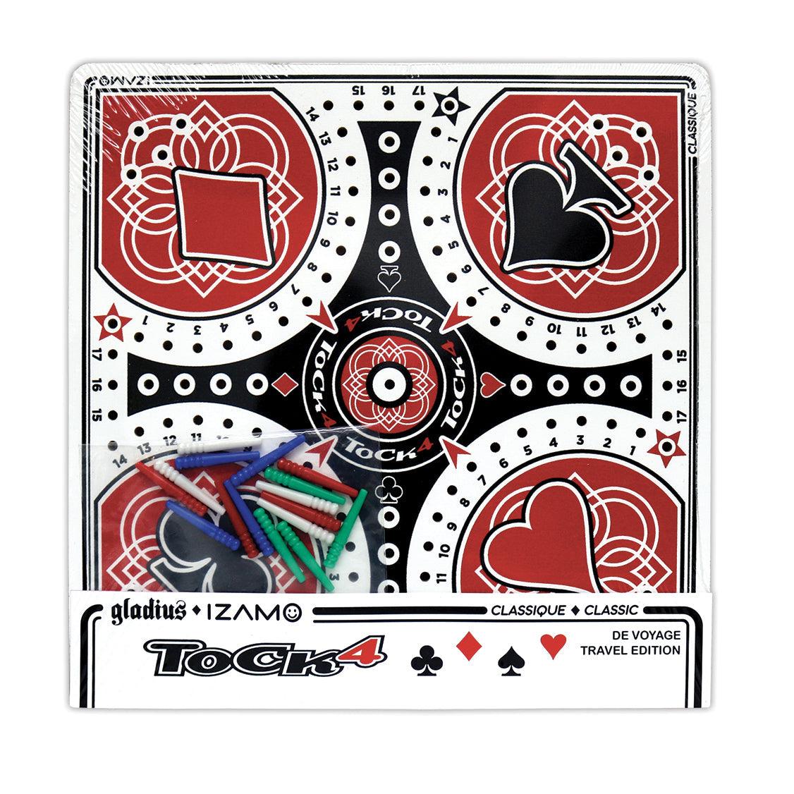 Tock de Voyage Classique 4 joueurs - 8 pouces (Bil) - La Ribouldingue