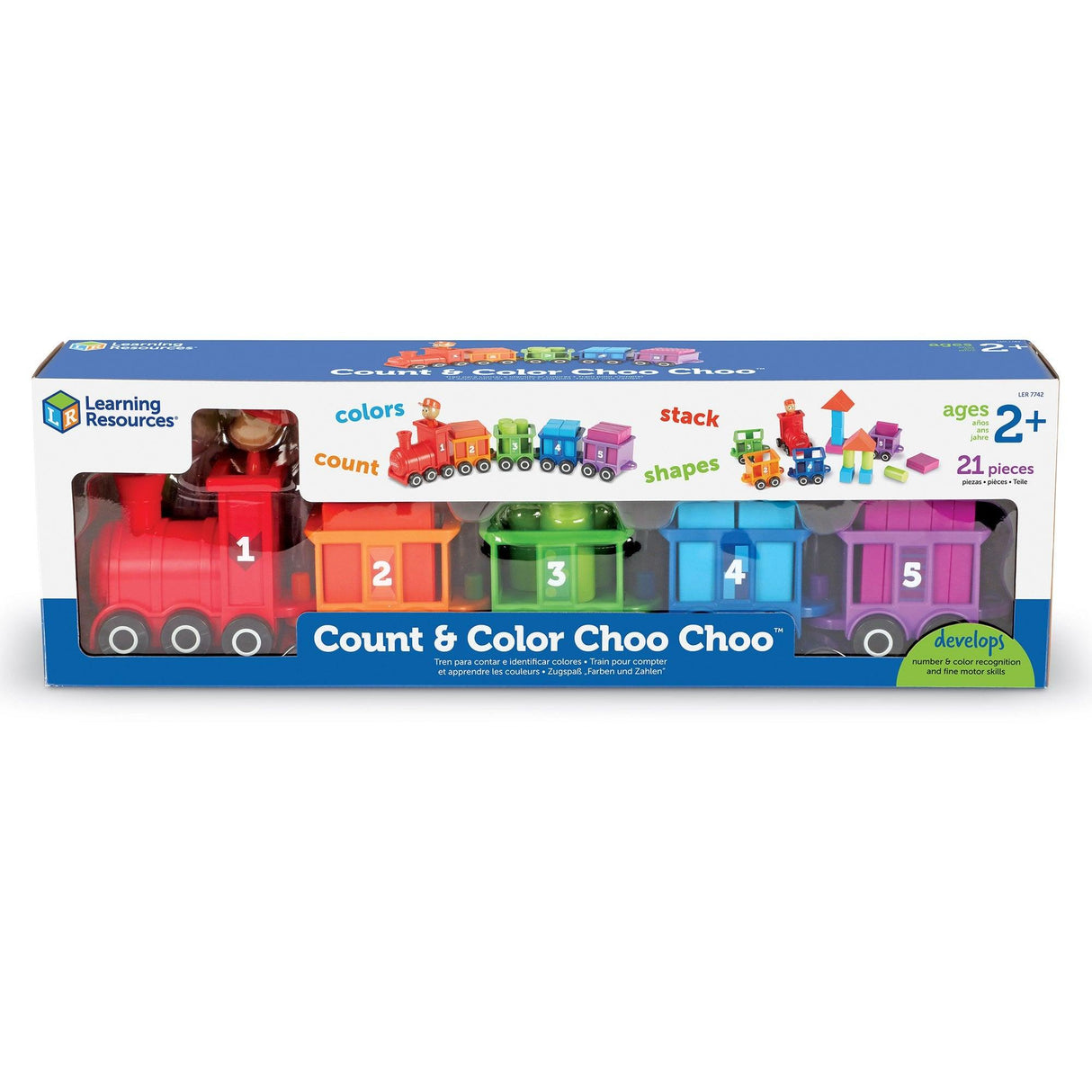 Train pour Compter et Apprendre les Couleurs - La Ribouldingue