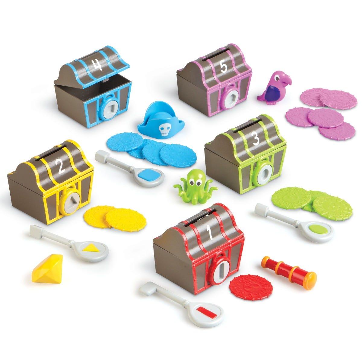 Trésors Trieurs de Formes et Couleurs - Sorting Surprise Pirate Treasure - La Ribouldingue