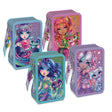 Trousse de crayons 3 volets - Assortis - La Ribouldingue