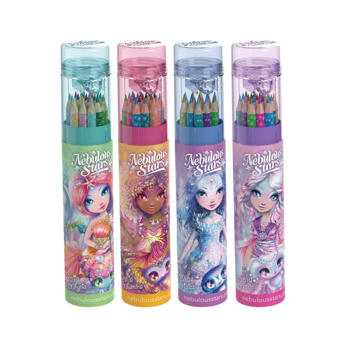 Tube de crayons de couleur - Assortis - La Ribouldingue