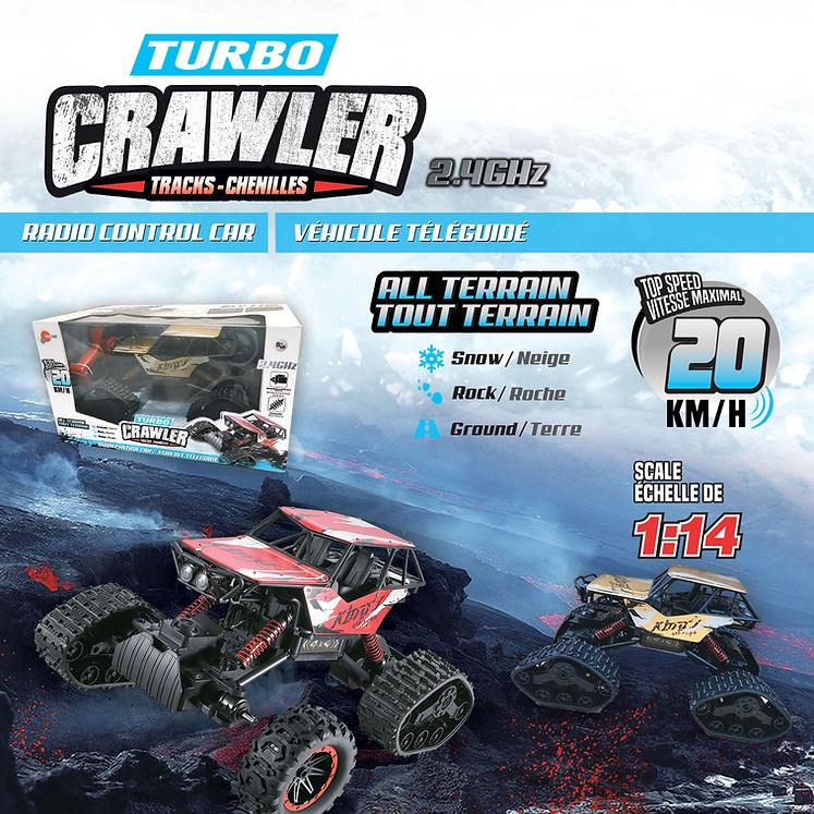 Véhicule téléguidé - Turbo Crawler - La Ribouldingue