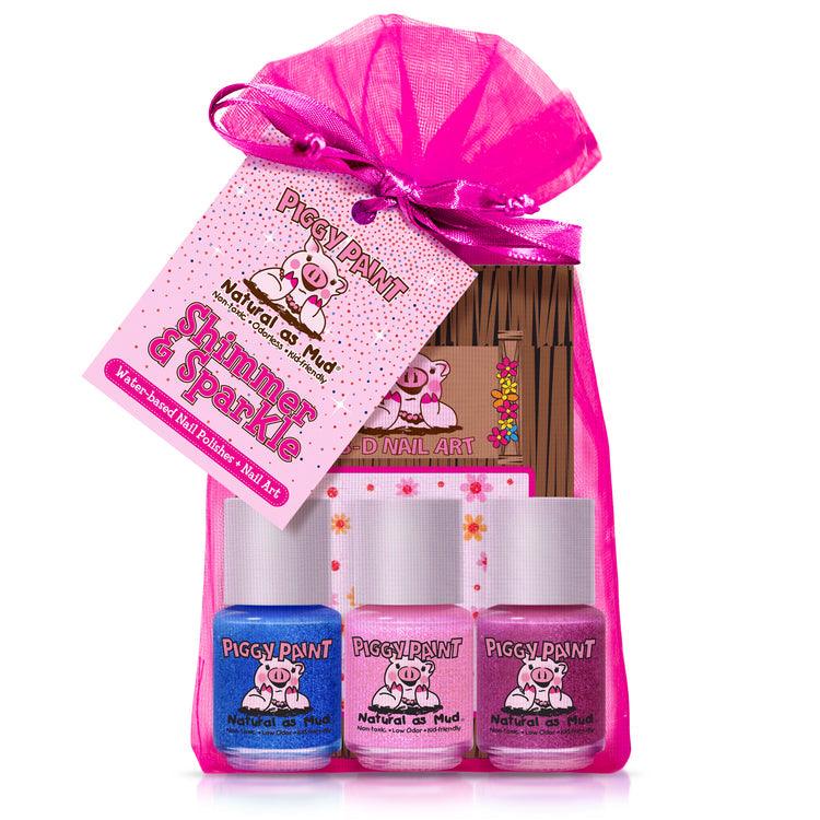 Vernis Piggy Paint - Ens cadeau Shimmer & Sparkle - La Ribouldingue