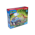 Voiture tout-terrain avec avant-poste - Dinosaure - La Ribouldingue